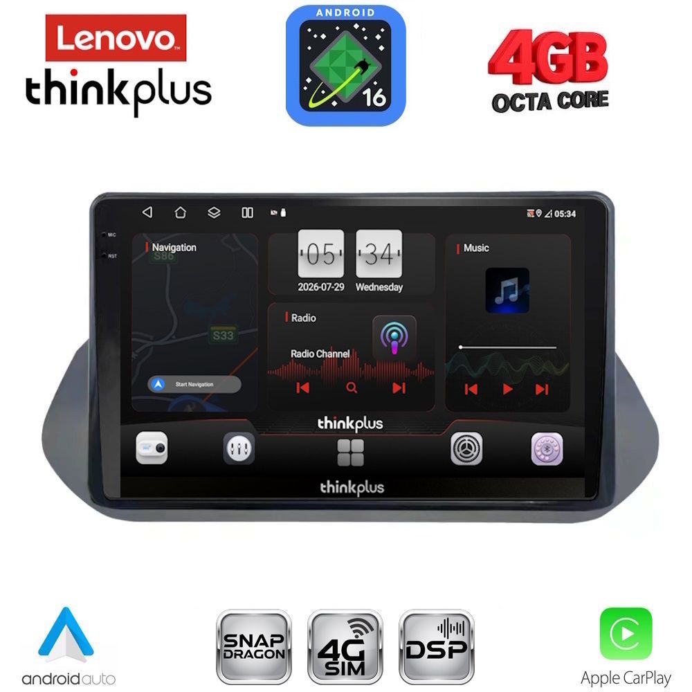 LTG7469_16 LENOVO LTG 7469_CPA (10inc) MULTIMEDIA TABLET for NISSAN QASHQAI mod. 2021-2024 - Image 1