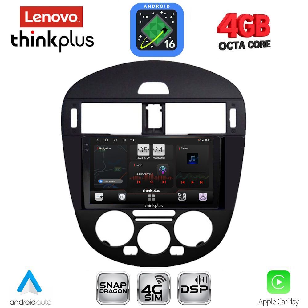 LTG7470AC_16 LENOVO LTG 7470AC_CPA (9inc) MULTIMEDIA TABLET for NISSAN PULSAR mod. 2014-2020 with A/C - Image 1