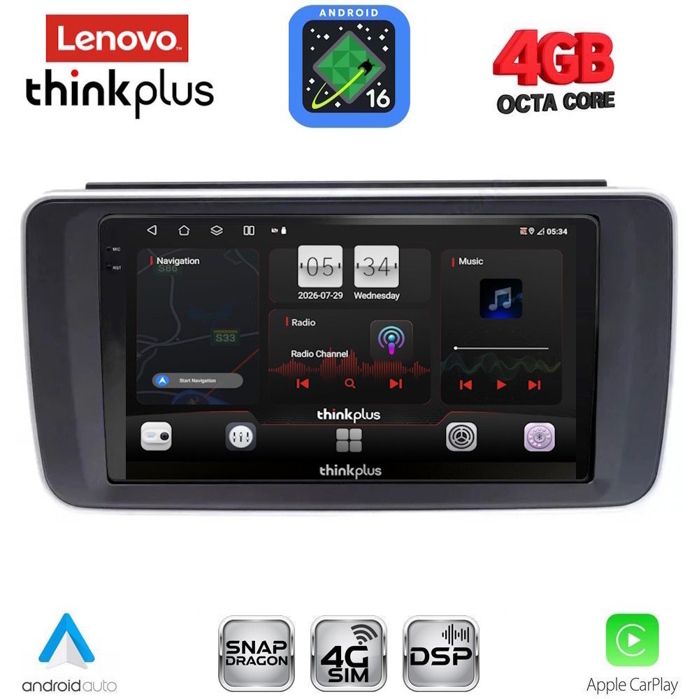 LTG7473_16 LENOVO LTG 7473_CPA (9inc) MULTIMEDIA TABLET for NISSAN LEAF mod. 2018-2026 - Image 1