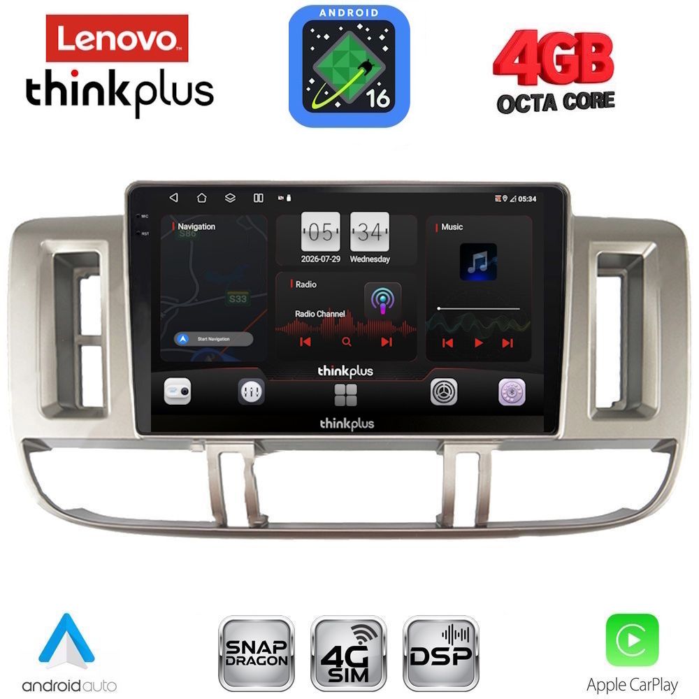 LTG7474_16 LENOVO LTG 7474_CPA (9inc) MULTIMEDIA TABLET for NISSAN XTRAIL mod. 2000-2004 - Image 1