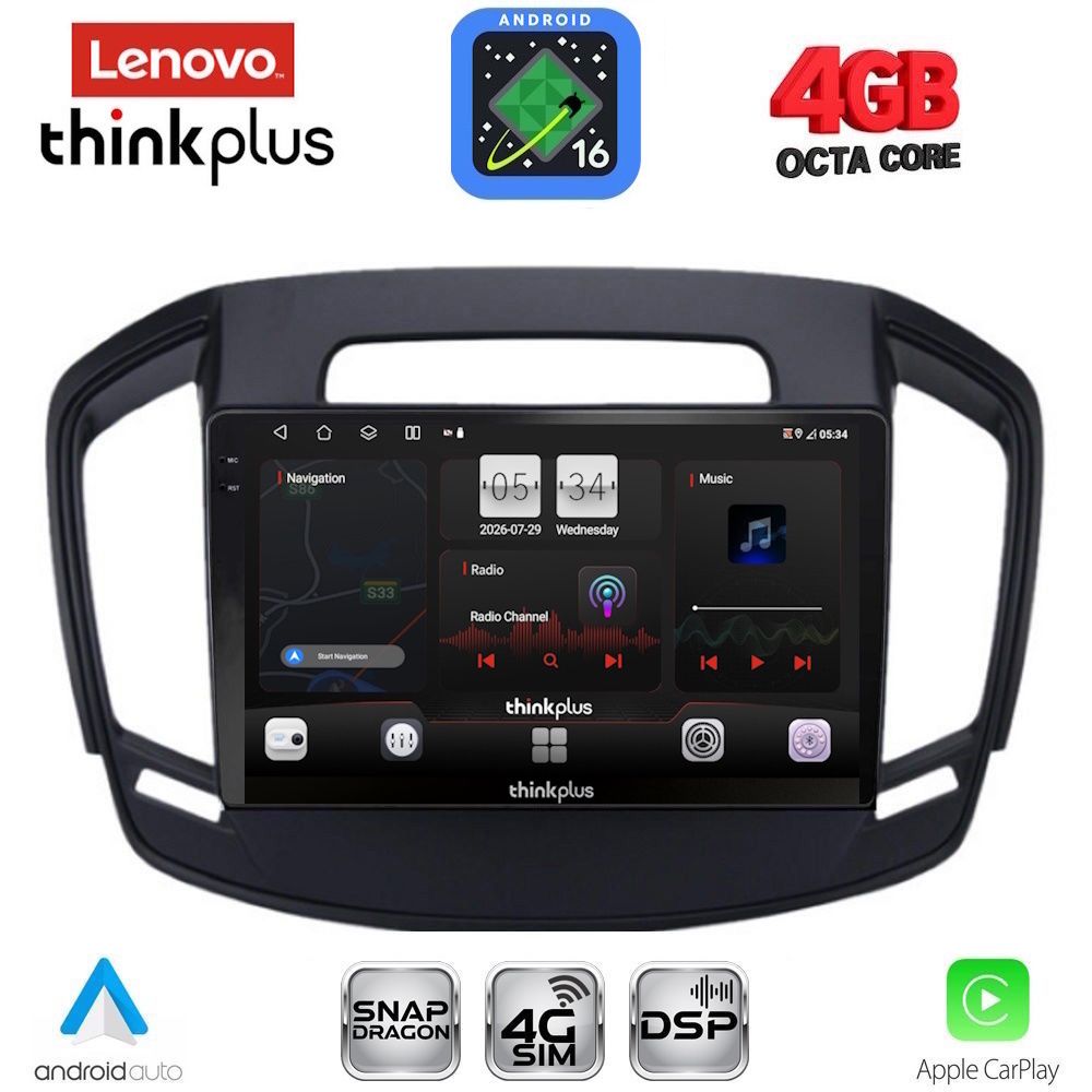 LTG7492_16 LENOVO LTG 7492_CPA (9inc) MULTIMEDIA TABLET for OPEL INSIGNIA mod.2014-2017 - Image 1