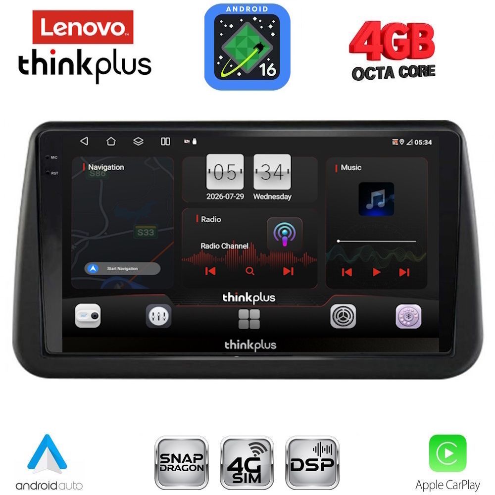 LTG7494_16 LENOVO LTG 7494_CPA (9inc) MULTIMEDIA TABLET for OPEL MERIVA mod. 2010-2017 - Image 1