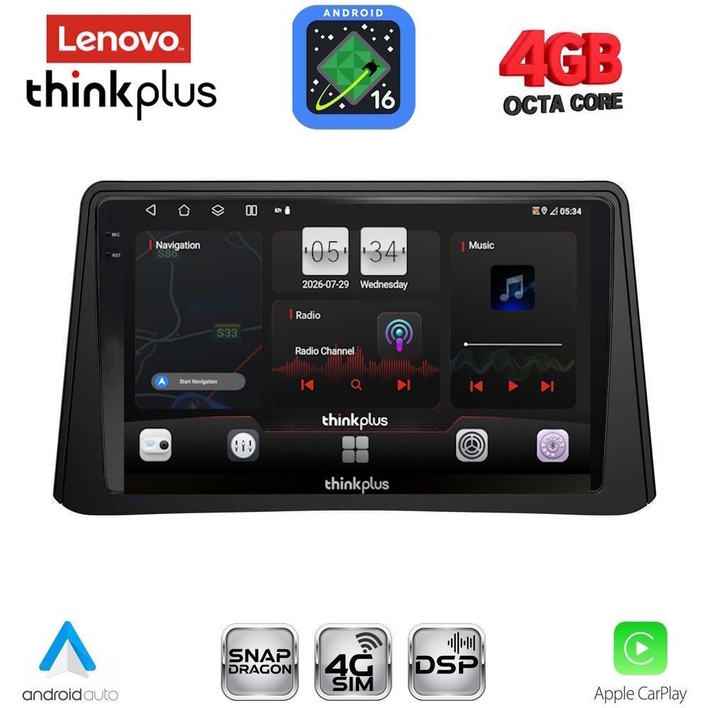 LTG7496_16 LENOVO LTG 7496_CPA (9inc) MULTIMEDIA TABLET for OPEL MOKKA mod. 2012-2015 - Image 1