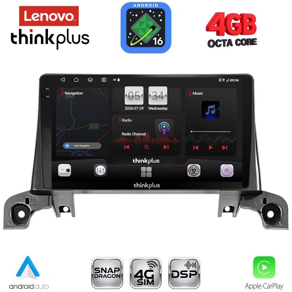 LTG7519_16 LENOVO LTG 7519_CPA (9inc) MULTIMEDIA TABLET for PEUGEOT 3008 - 5008 mod. 2016-2024 - Image 1