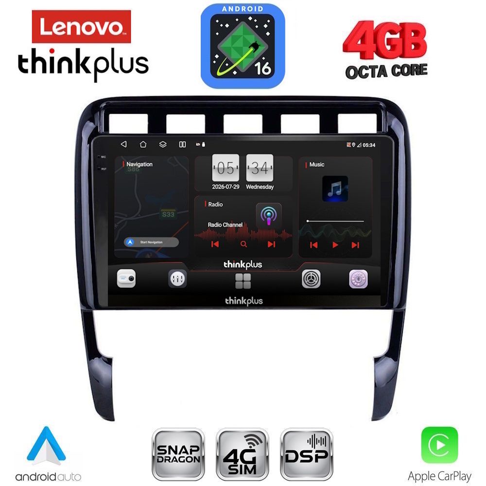 LTG7535_16 LENOVO LTG 7535_CPA (9inc) MULTIMEDIA TABLET for PORSCHE CAYENNE mod. 2002-2011 - Image 1