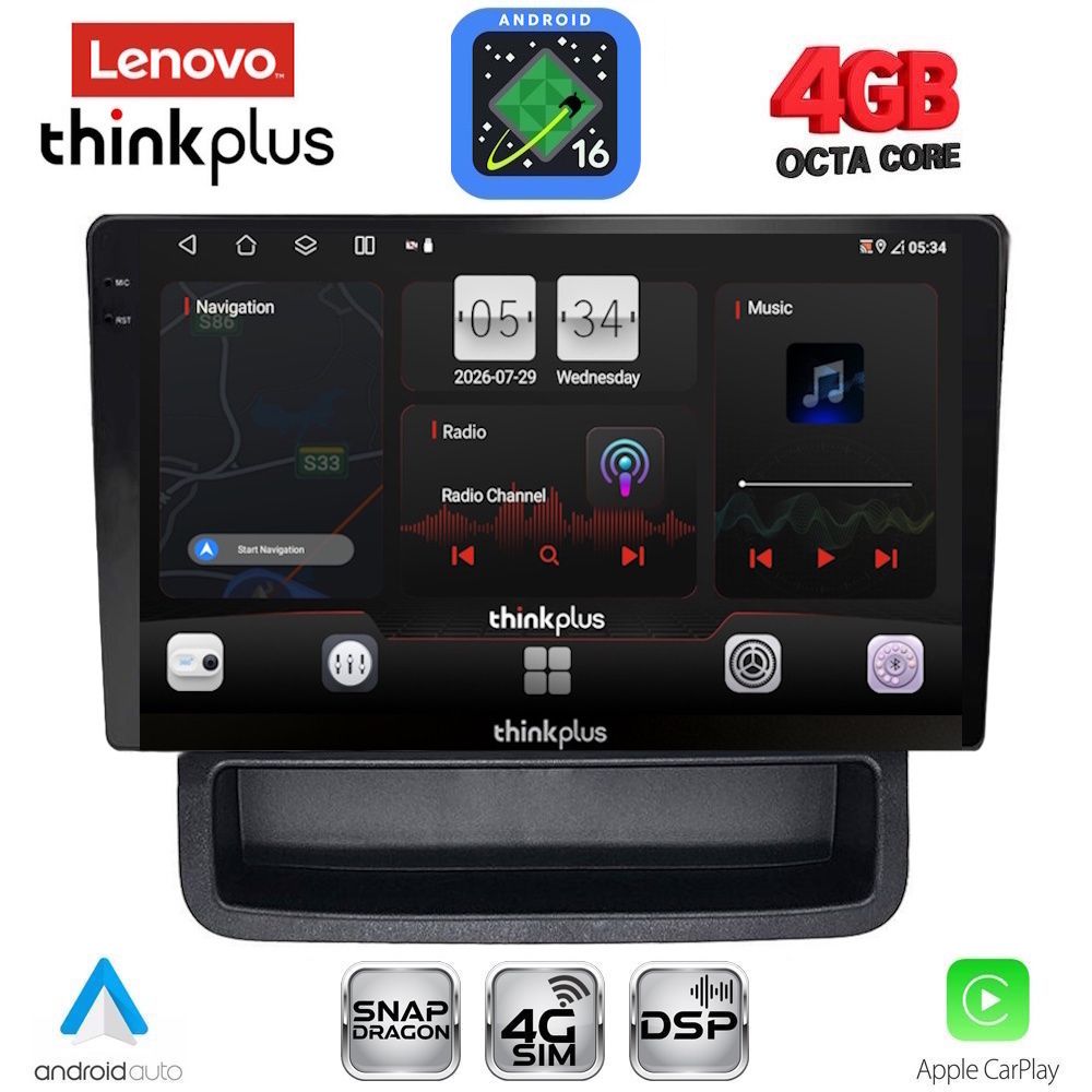 LTG7558B_16 LENOVO LTG 7558B_CPA (10inc) MULTIMEDIA TABLET for OPEL VIVARO – RENAULT TRAFIC - NISSAN PRIMASTAR mod. 2004-2015 - Image 1