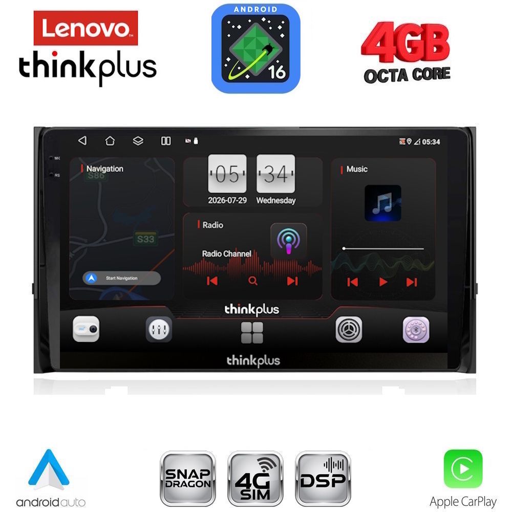 LTG7584_16 LENOVO LTG 7584_CPA (10inc) MULTIMEDIA TABLET for SKODA KAROQ - KODIAQ mod. 2016-2024 - Image 1