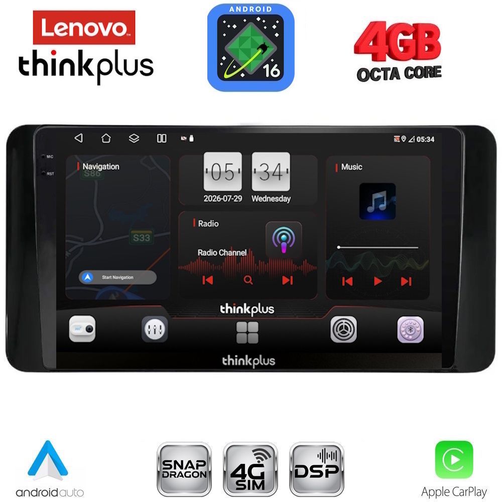 LTG7586_16 LENOVO LTG 7586_CPA (10inc) MULTIMEDIA TABLET for SKODA KAMIQ mod. 2018-2026 - Image 1