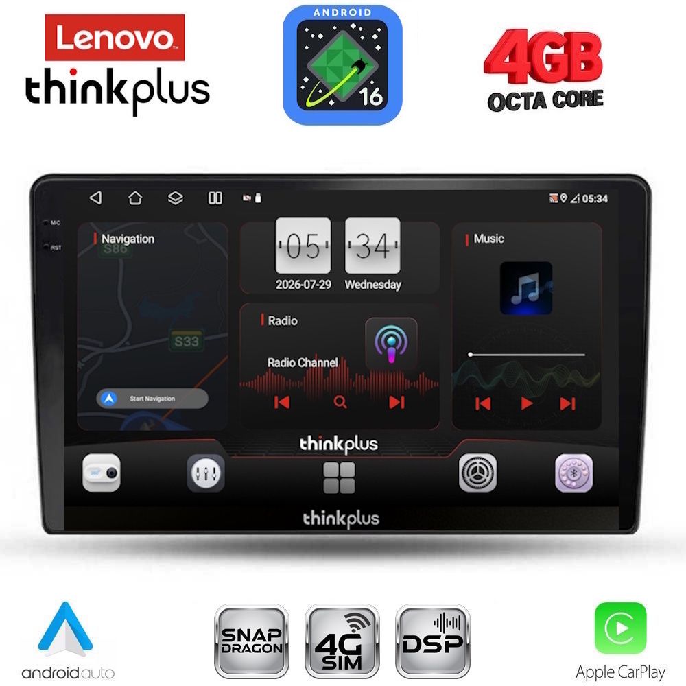 LTG7656_16 LENOVO LTG 7656_CPA (9inc) MULTIMEDIA TABLET for SSANGYONG REXTON mod. 2002-2006 - Image 1