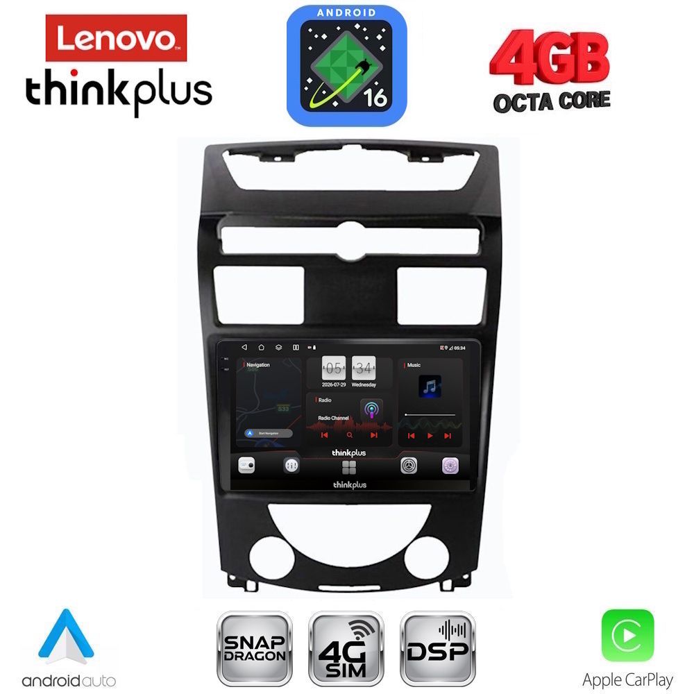 LTG7657_16 LENOVO LTG 7657_CPA (10inc) MULTIMEDIA TABLET for SSANGYONG REXTON mod. 2006-2015 - Image 1