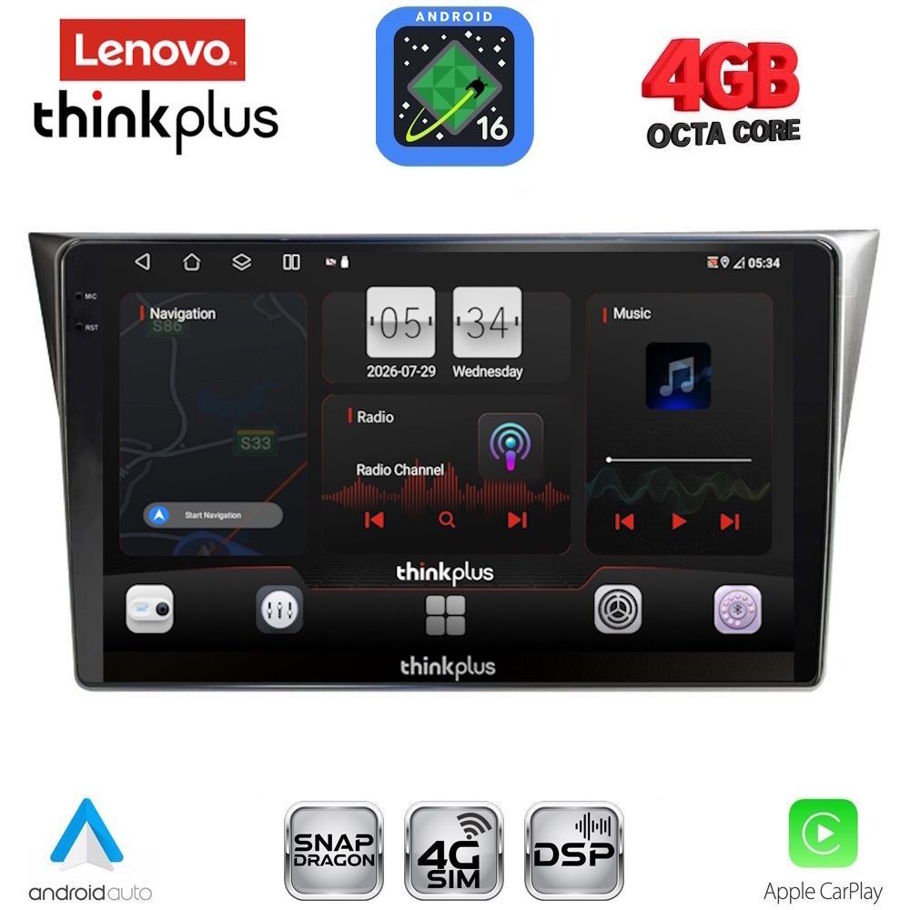 LTG7659_16 LENOVO LTG 7659_CPA (9inc) MULTIMEDIA TABLET for SUBARU IMPREZA mod. 2002-2008 - Image 1