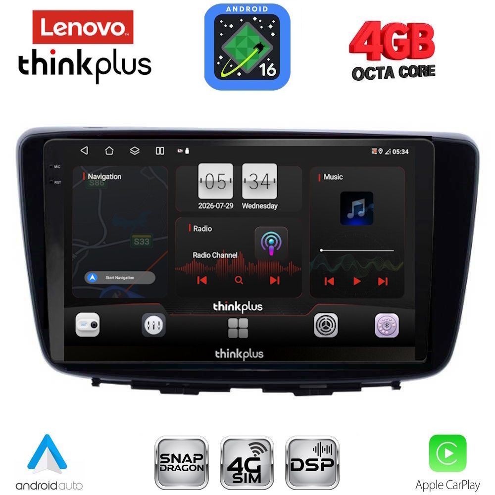 LTG7672_16 LENOVO LTG 7672_CPA (9inc) MULTIMEDIA TABLET for SUZUKI BALENO mod. 2016-2022 - Image 1
