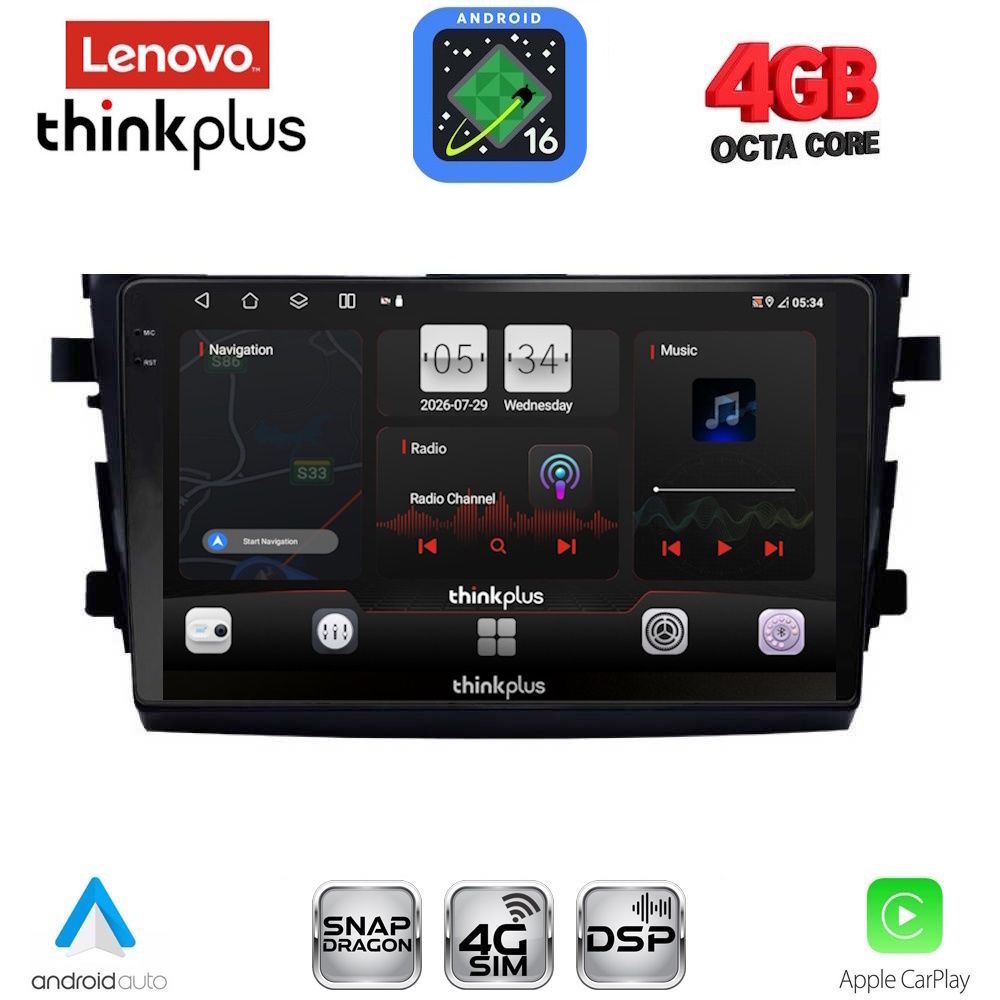 LTG7674_16 LENOVO LTG 7674_CPA (9inc) MULTIMEDIA TABLET for SUZUKI CELERIO mod. 2015-2021 - Image 1