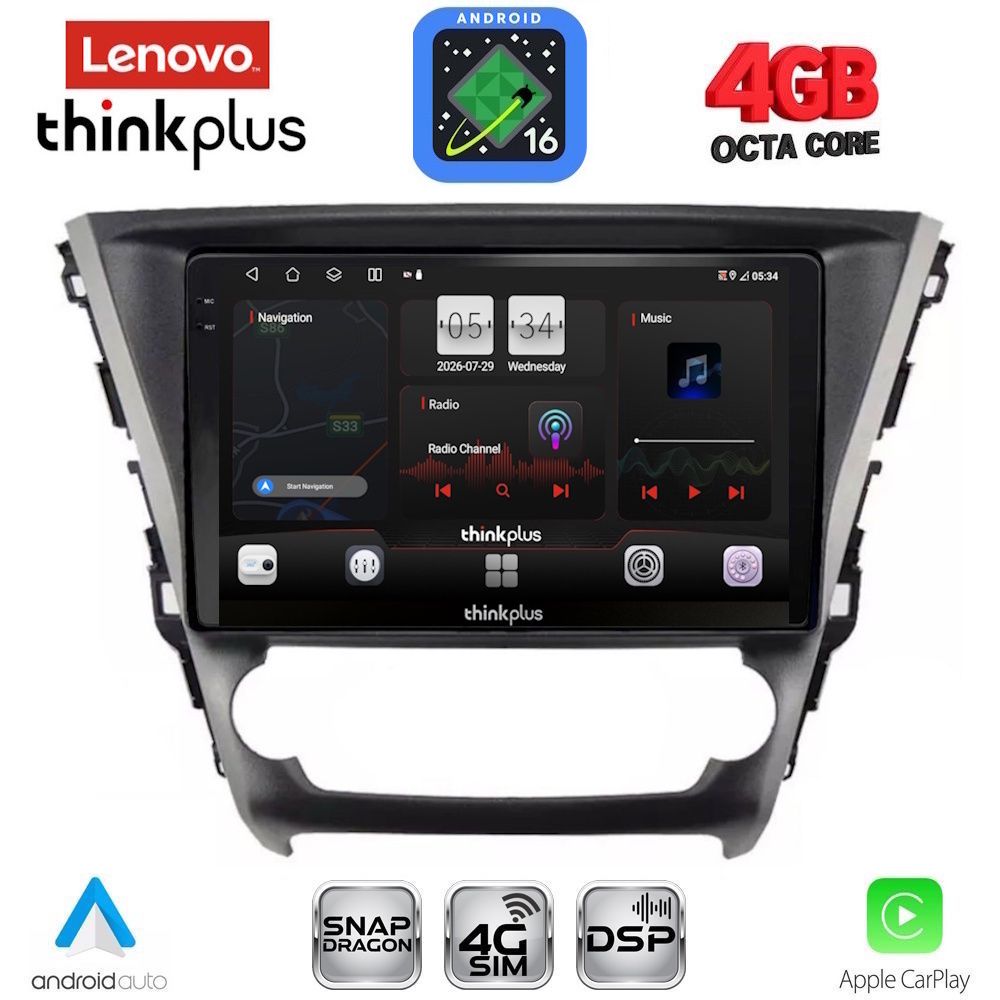 LTG7706_16 LENOVO LTG 7706_CPA (10inc) MULTIMEDIA TABLET for TOYOTA AVENSIS mod. 2016-2019 - Image 1