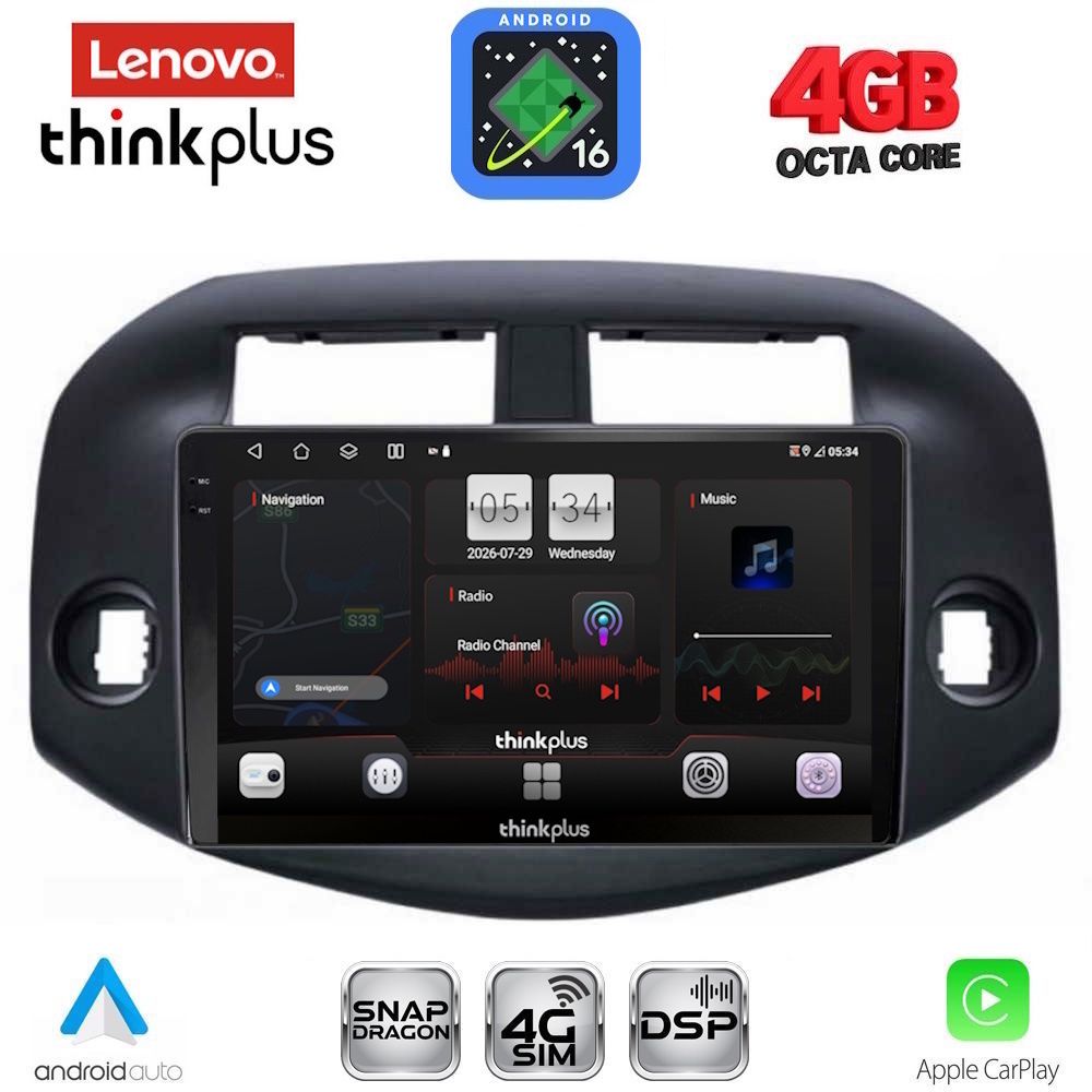 LTG7732_16 LENOVO LTG 7732_CPA (10inc) MULTIMEDIA TABLET for TOYOTA RAV 4 mod. 2006-2012 - Image 1