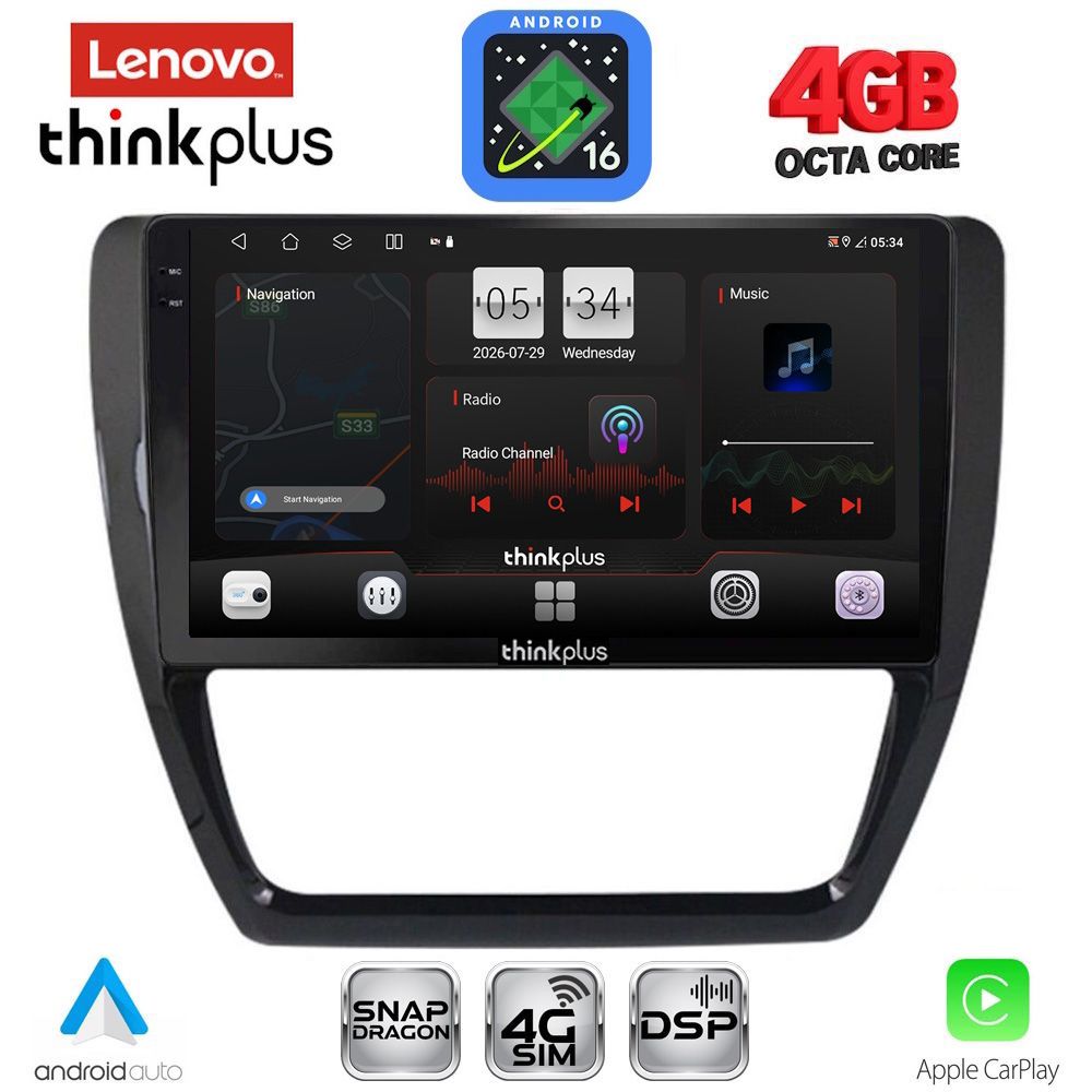 LTG7741_16-1 LENOVO LTG 7741_CPA (10inc) MULTIMEDIA TABLET for VW JETTA mod. 2010-2016 - Image 1