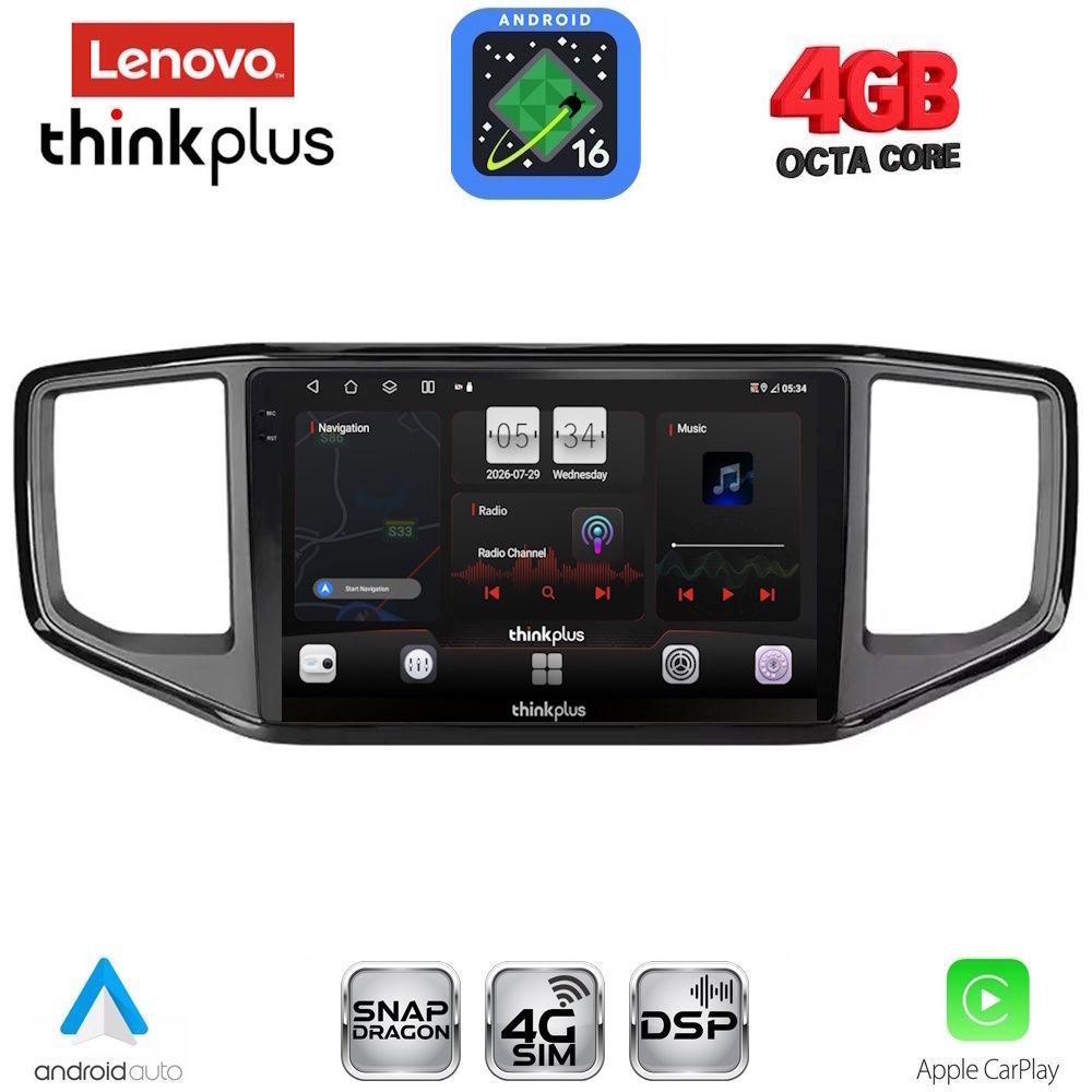 LTG7754_16 LENOVO LTG 7754_CPA (9inc) MULTIMEDIA TABLET for VW AMAROK mod. 2017-2022 - Image 1