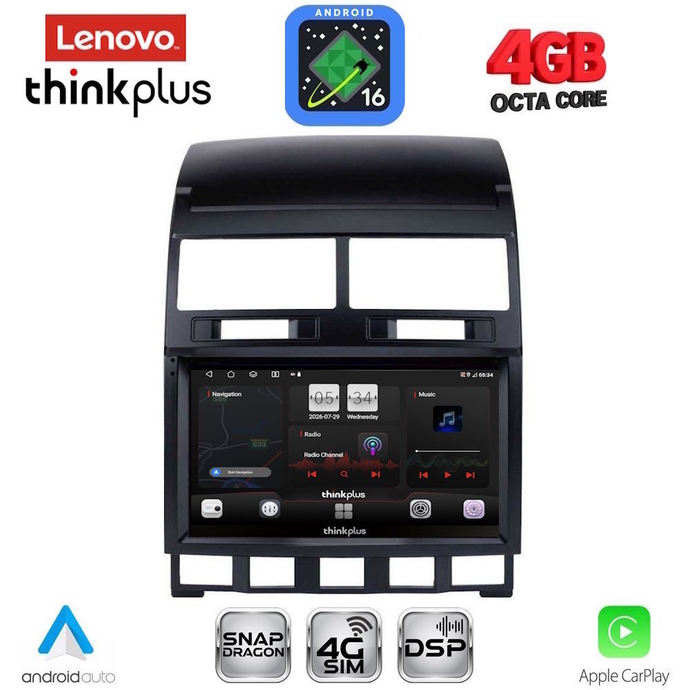 LTG7765_16 LENOVO LTG 7765_CPA (9inc) MULTIMEDIA TABLET for VW TOUAREG mod. 2003-2011 - Image 1