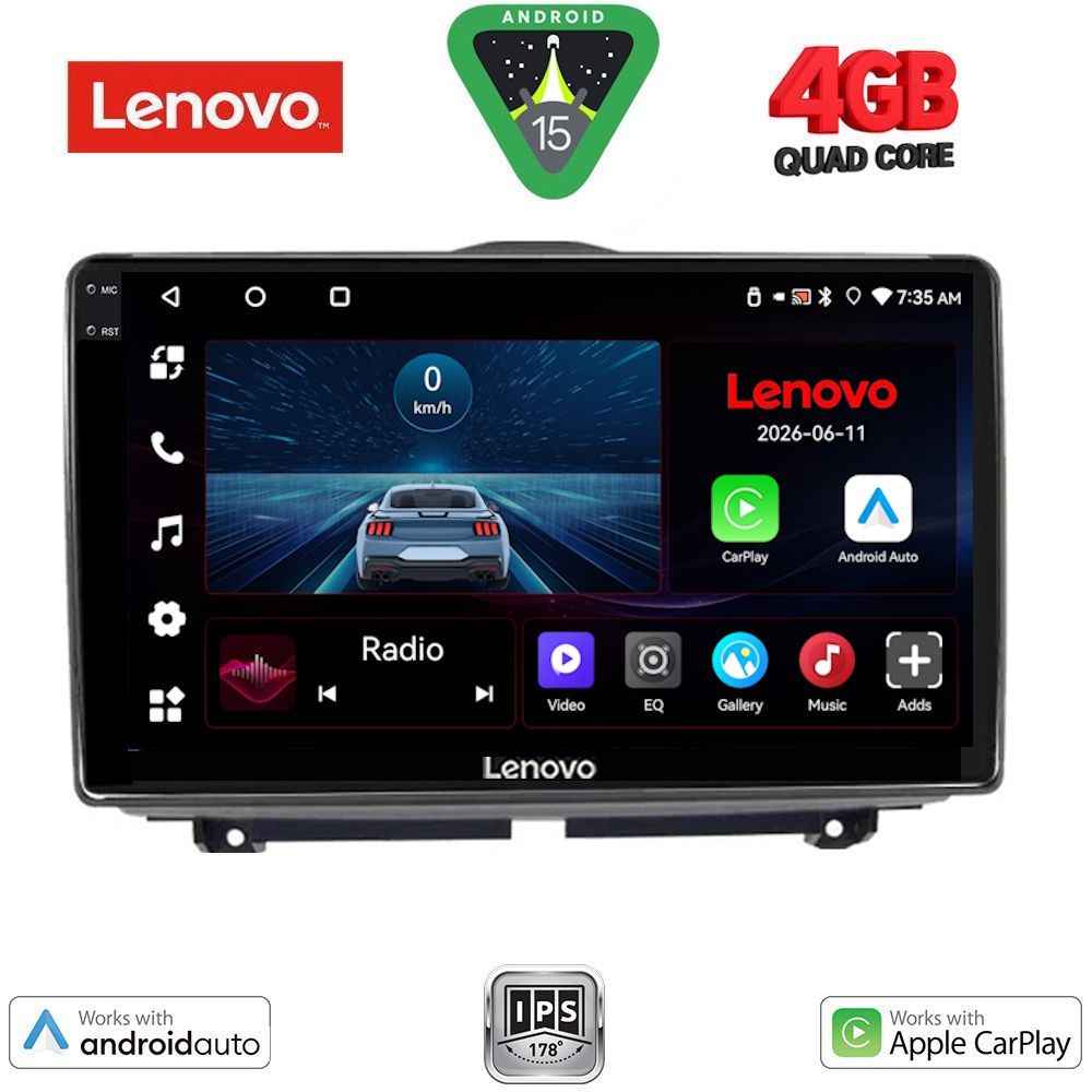 LVE7338_15 LENOVO LVE 8338_CPAA (9inc) MULTIMEDIA TABLET for LADA GRANTA mod. 2012-2026 - Image 1