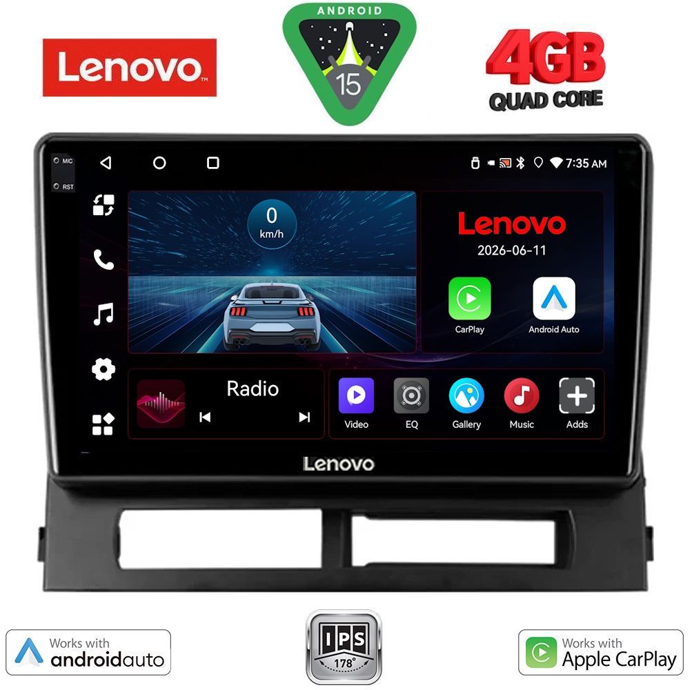 LVE7728DASH_15 LENOVO LVE 8728DASH_CPAA (9inc) MULTIMEDIA TABLET for TOYOTA PRIUS mod. 2003-2009 (Supports Original Clima-HYBRID) - Image 1