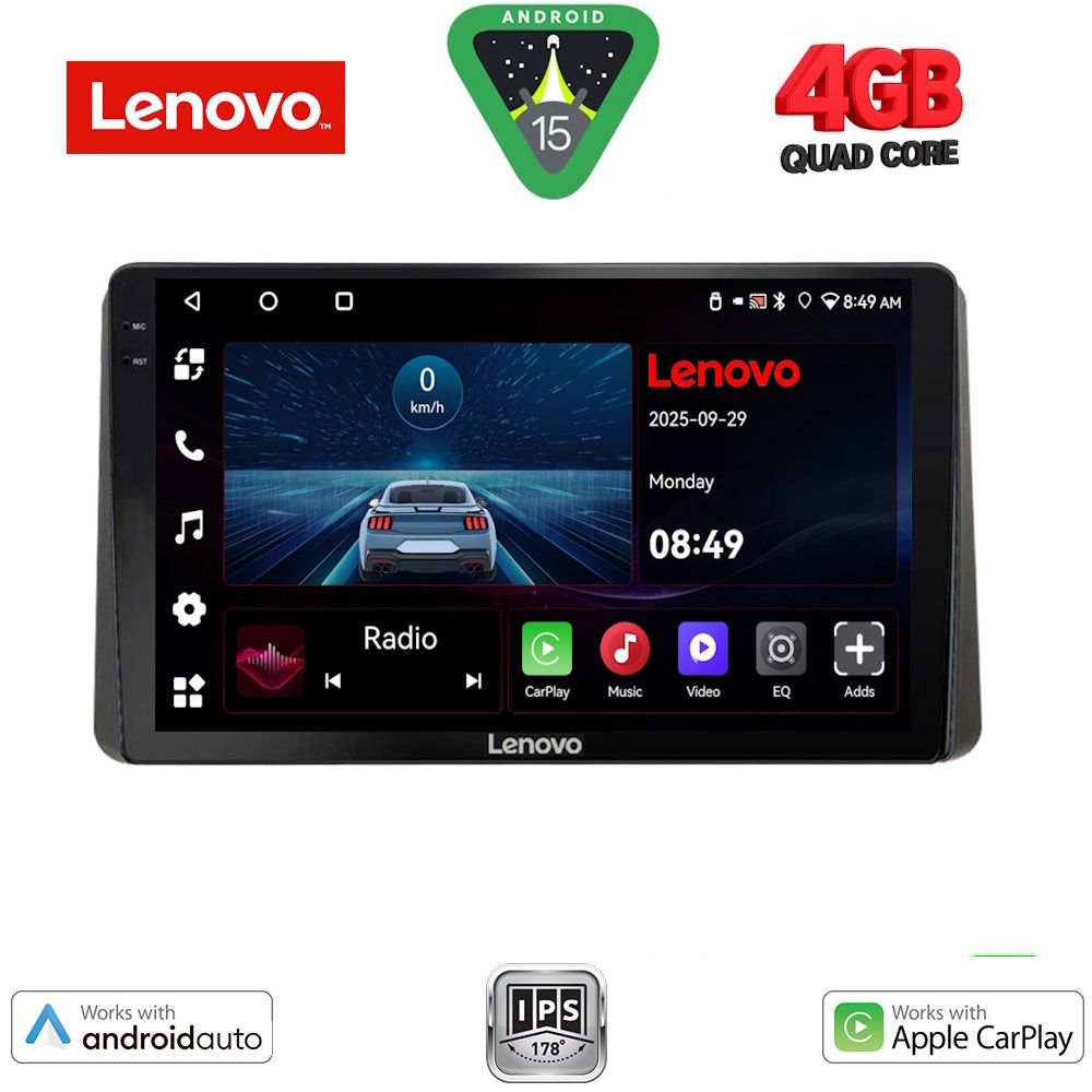 LVE8328_15 LENOVO LVE 8328_CPAA (10inc) MULTIMEDIA TABLET for KIA SPORTAGE mod. 2021+ - Image 1