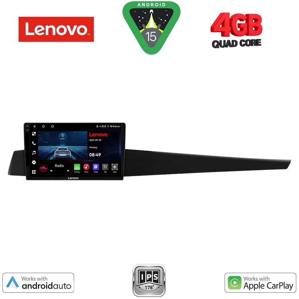 LVE8552_15 LENOVO LVE 8552_CPAA (10inc) MULTIMEDIA TABLET for RENAULT LAGUNA mod. 2007-2015 - Image 1