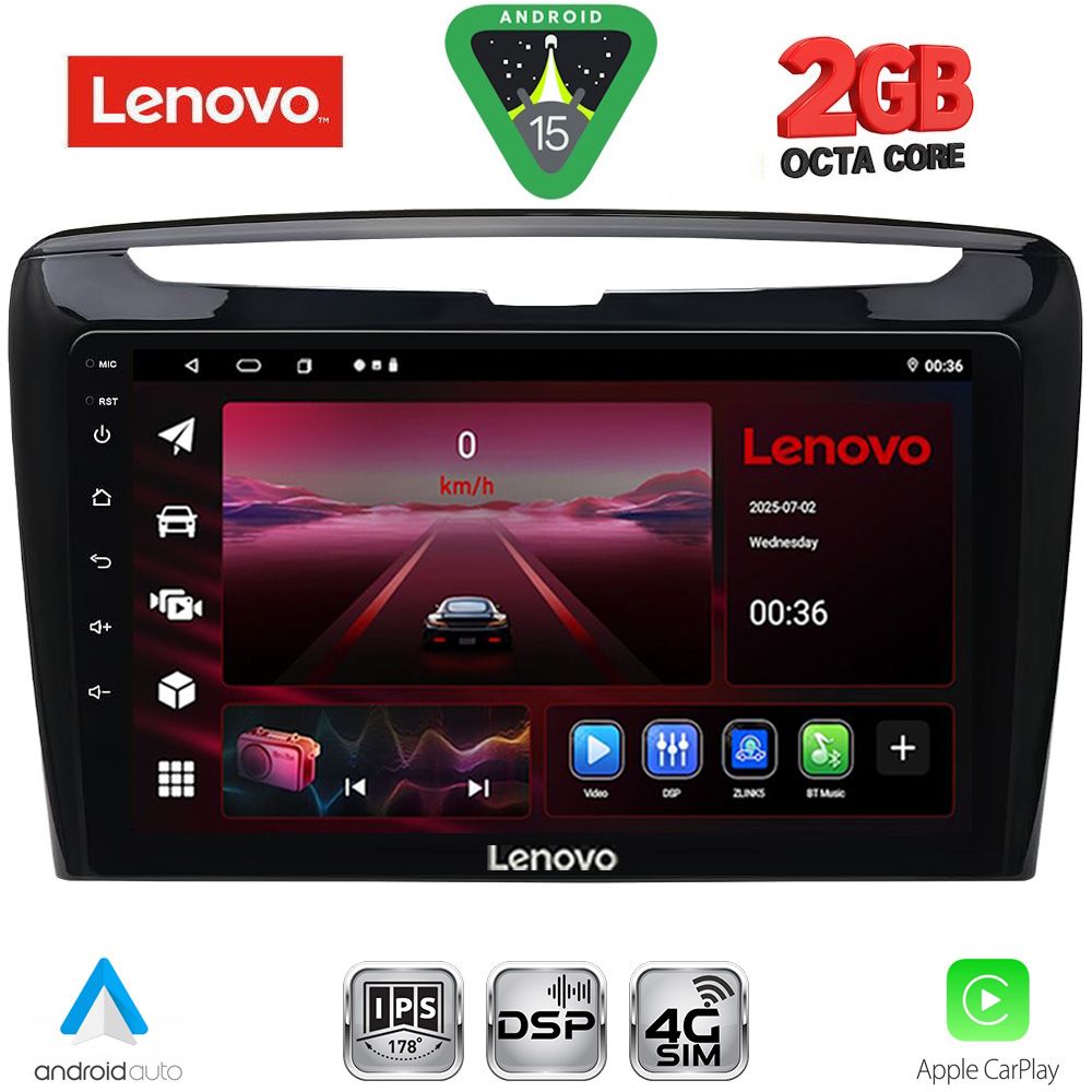 LVF5334_15 LENOVO LVF 5334_CPA (9inc) MULTIMEDIA TABLET for για LANCIA YPSILON mod. 2011+ - Image 1