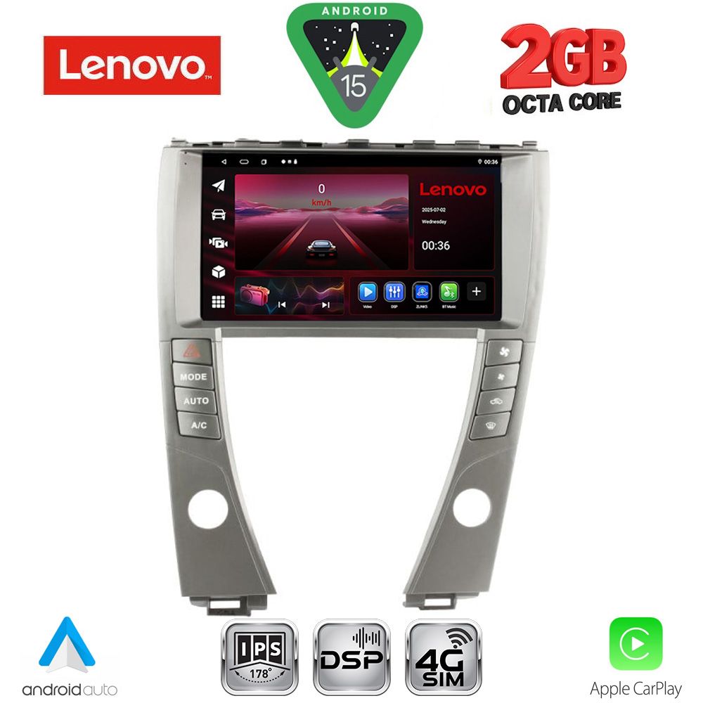 LVF5342B_15 LENOVO LVF 5342B_CPA (9inc) MULTIMEDIA TABLET for LEXUS ES mod. 2006-2013 - Image 1