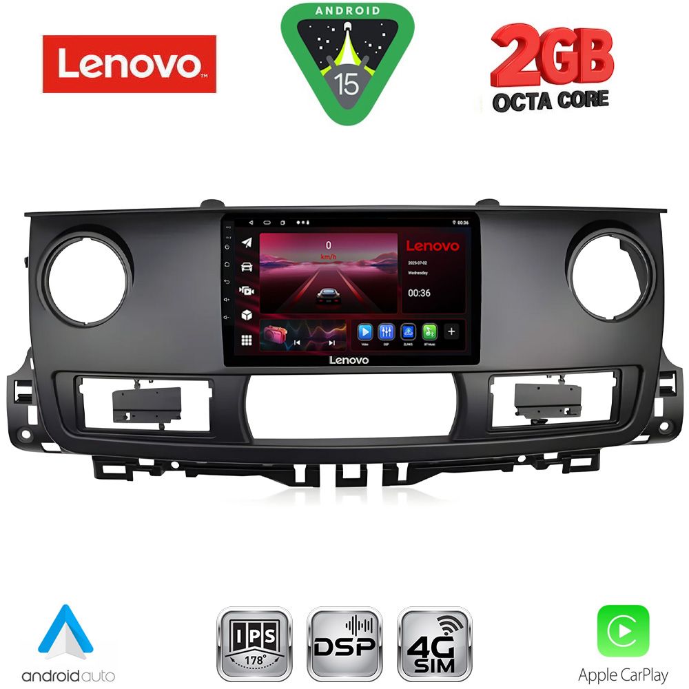 LVF5554_15 LENOVO LVF 5554_CPA (10inc) MULTIMEDIA TABLET for RENAULT MASTER mod. 2003-2010 - Image 1
