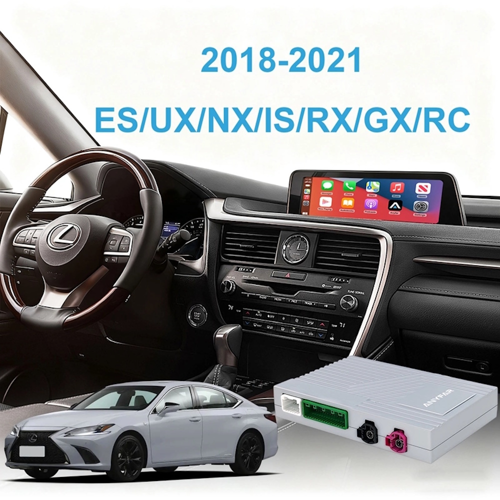LX509F DIGITAL IQ LX 509F CPA (WIRELESS CARPLAY / ANDROID AUTO BOX with 2 CAMERA IN for LEXUS mod. 2017-2023 with 8'' - 10.25'' screen) - Image 1