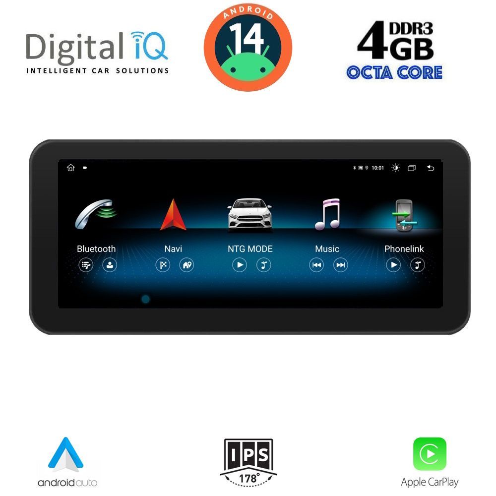 MSG15983_14 DIGITAL IQ MSG 15983B_CPA (10.25'') (NTG 5) MULTIMEDIA SYSTEM for MERCEDES B (W246) mod. 2015-2019 - Image 1
