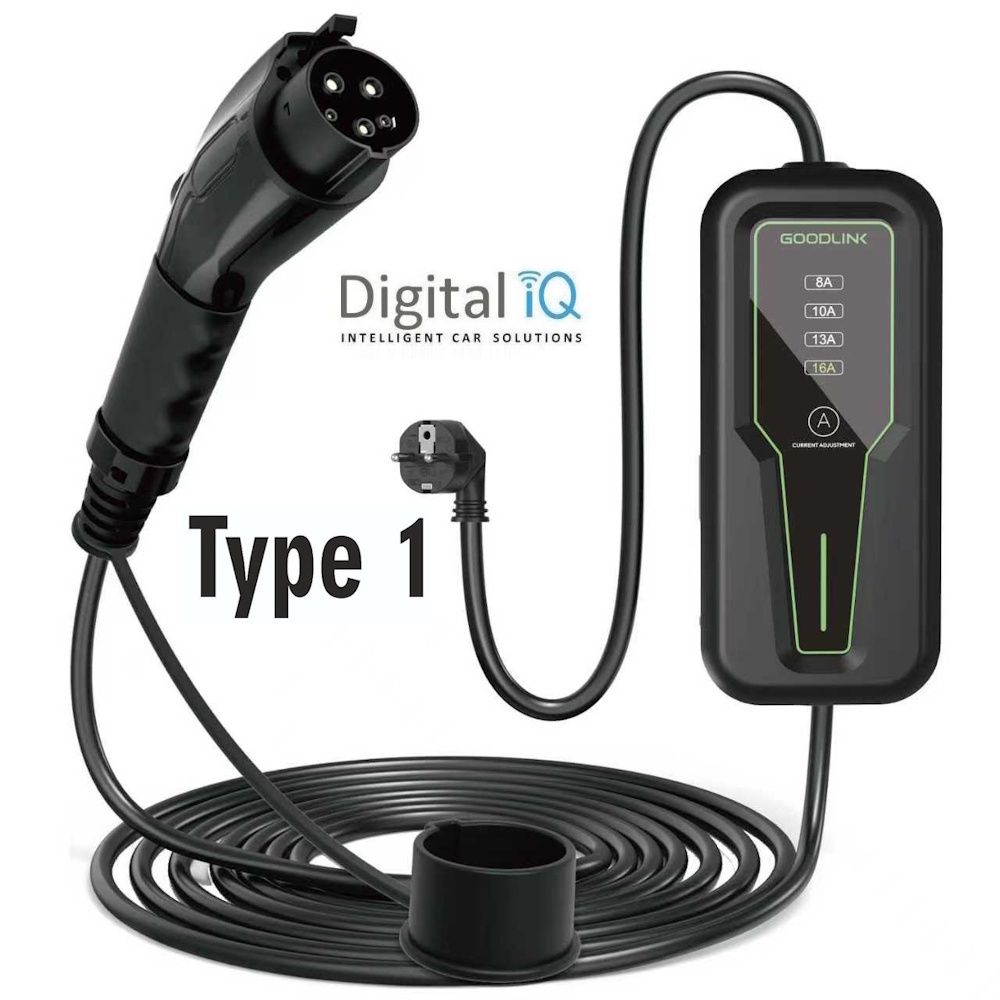 PRL21635USAA DIQ EV PRL 21635 US (PORTABLE EV CHARGER TYPE 1 PEVC16A01 - 16A - 3.5kW for TYPE1 US) - Image 1