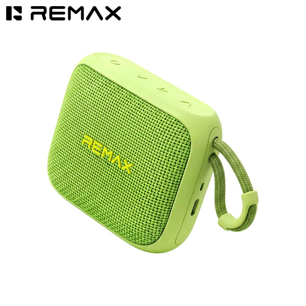 REMAX_RBMB16_green_001 REMAX RB-MB16 (GREEN) WIRELESS PORTABLE WATERPROOF SPEAKER (5Watt) - Image 1