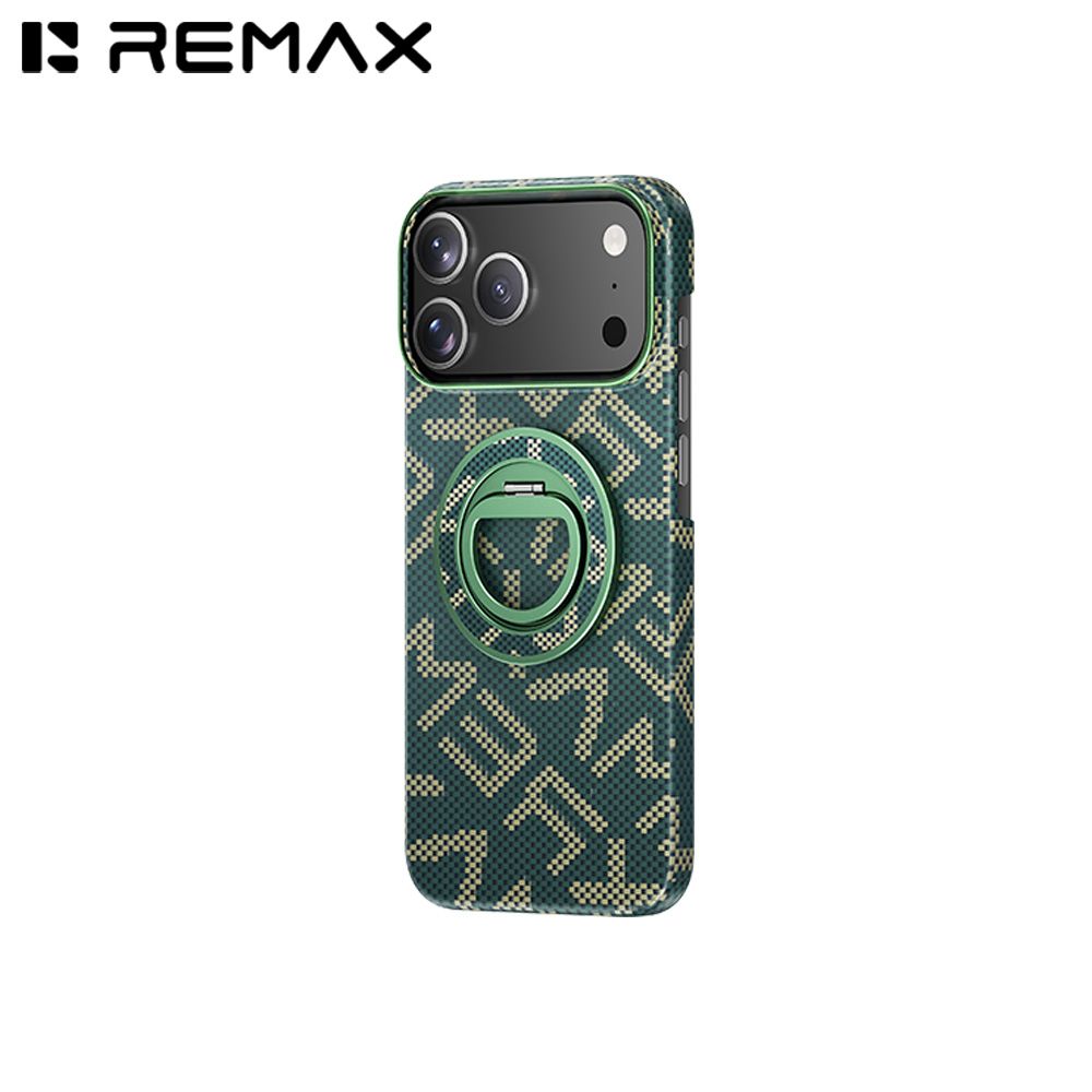 REMAX_RMC10_green REMAX RMC-10 EXCLUSIVE CASE for iPHONE 17 PRO (GREEN) - Image 1