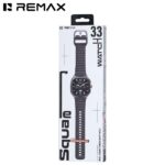 REMAX WATCH 33 (GREY) SQUARE AMOLED DISPLAY SMARTWATCH - Image 2