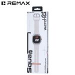 REMAX WATCH 33 (SILVER) SQUARE AMOLED DISPLAY SMARTWATCH - Image 2