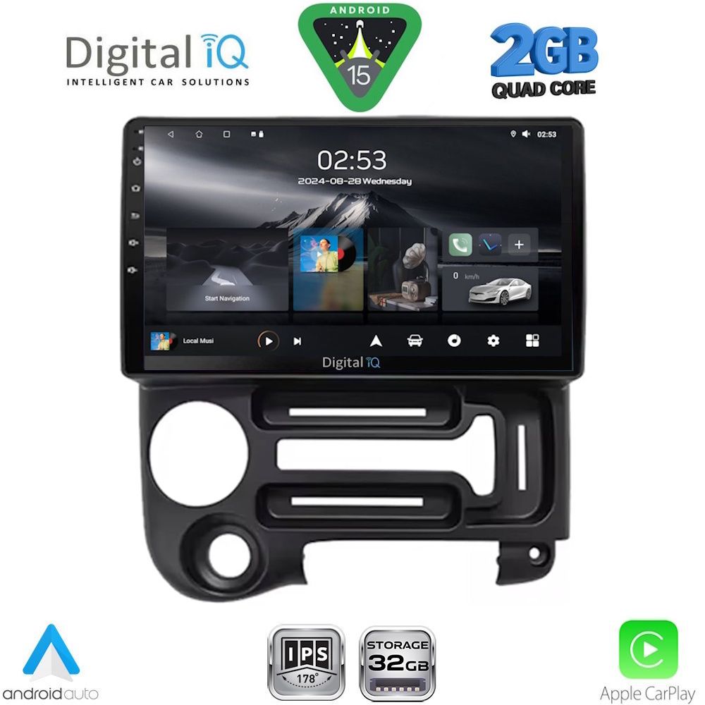 RSD1219-15 DIGITAL IQ RSD 1219_CPA (9inc) MULTIMEDIA TABLET for HYUNDAI ATOS mod. 1996-2013 - Image 1