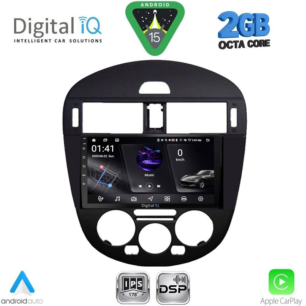 RSF4470AC_15 DIGITAL IQ RSF 4470AC_CPA (9inc) MULTIMEDIA TABLET for NISSAN PULSAR mod. 2014-2020 with A/C - Image 1