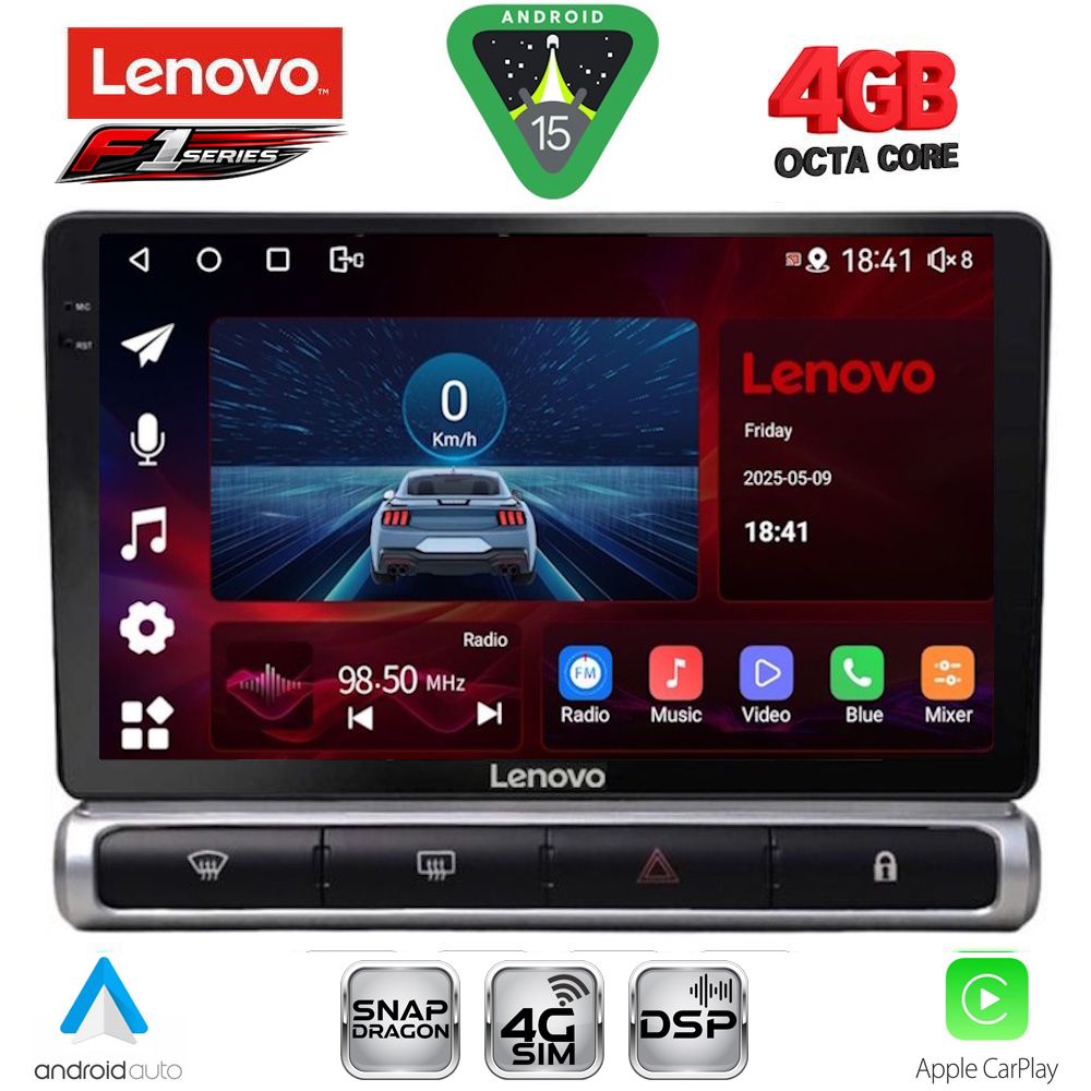 SSQ9093H-15 LENOVO SSQ 9093H_CPA (9inc) MULTIMEDIA TABLET for CITROEN C3 - DS3 mod. 2016-2024 High Version - Image 1