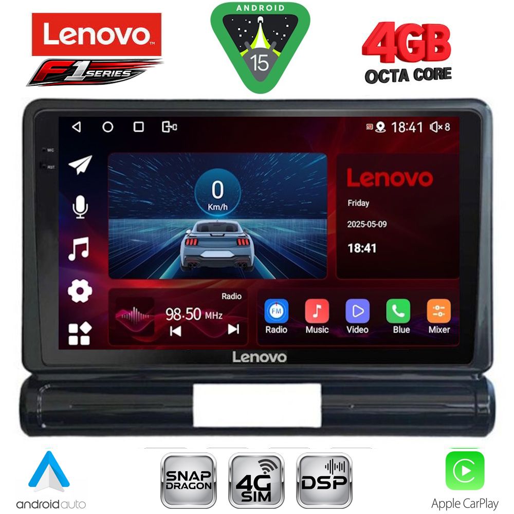 SSQ9093ML-15 LENOVO SSQ 9093M_CPA (9inc) MULTIMEDIA TABLET for CITROEN C3 - DS3 mod. 2016-2024 Med Version - Image 1