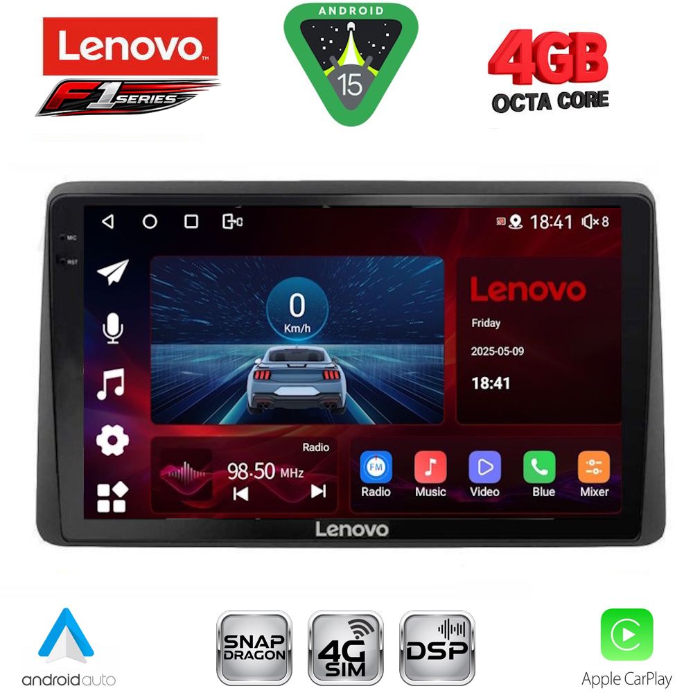 SSQ9104-15 LENOVO SSQ 9104_CPA (10inc) MULTIMEDIA TABLET for DACIA DUSTER mod. 2019-2026 - Image 1