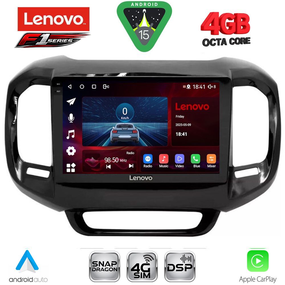 SSQ9127-15 LENOVO SSQ 9127_CPA (9inc) MULTIMEDIA TABLET for FIAT TORO mod. 2017-2026 - Image 1