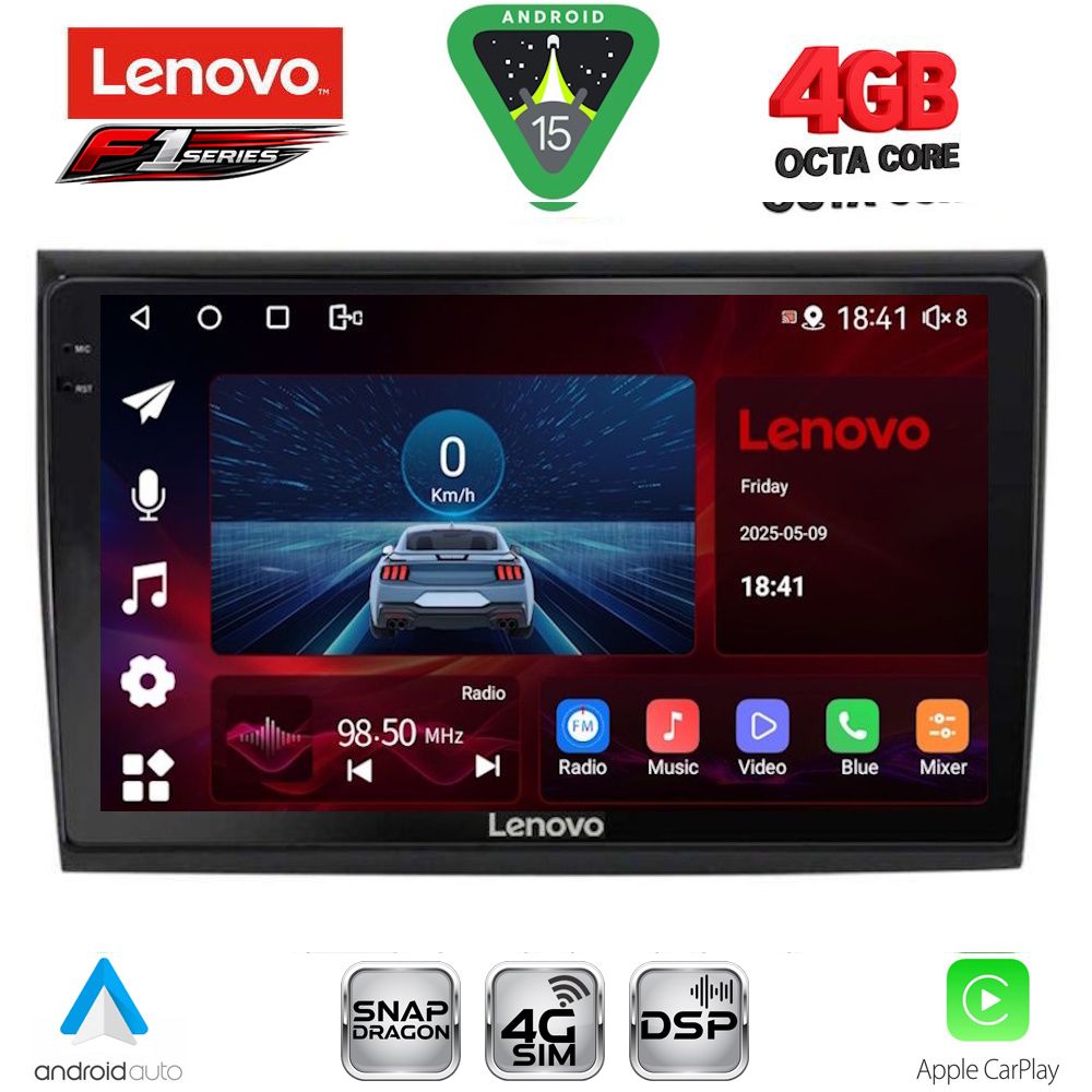 SSQ9136-15 LENOVO SSQ 9136_CPA (9inc) MULTIMEDIA TABLET for FIAT BRAVO mod. 2007-2019 - Image 1