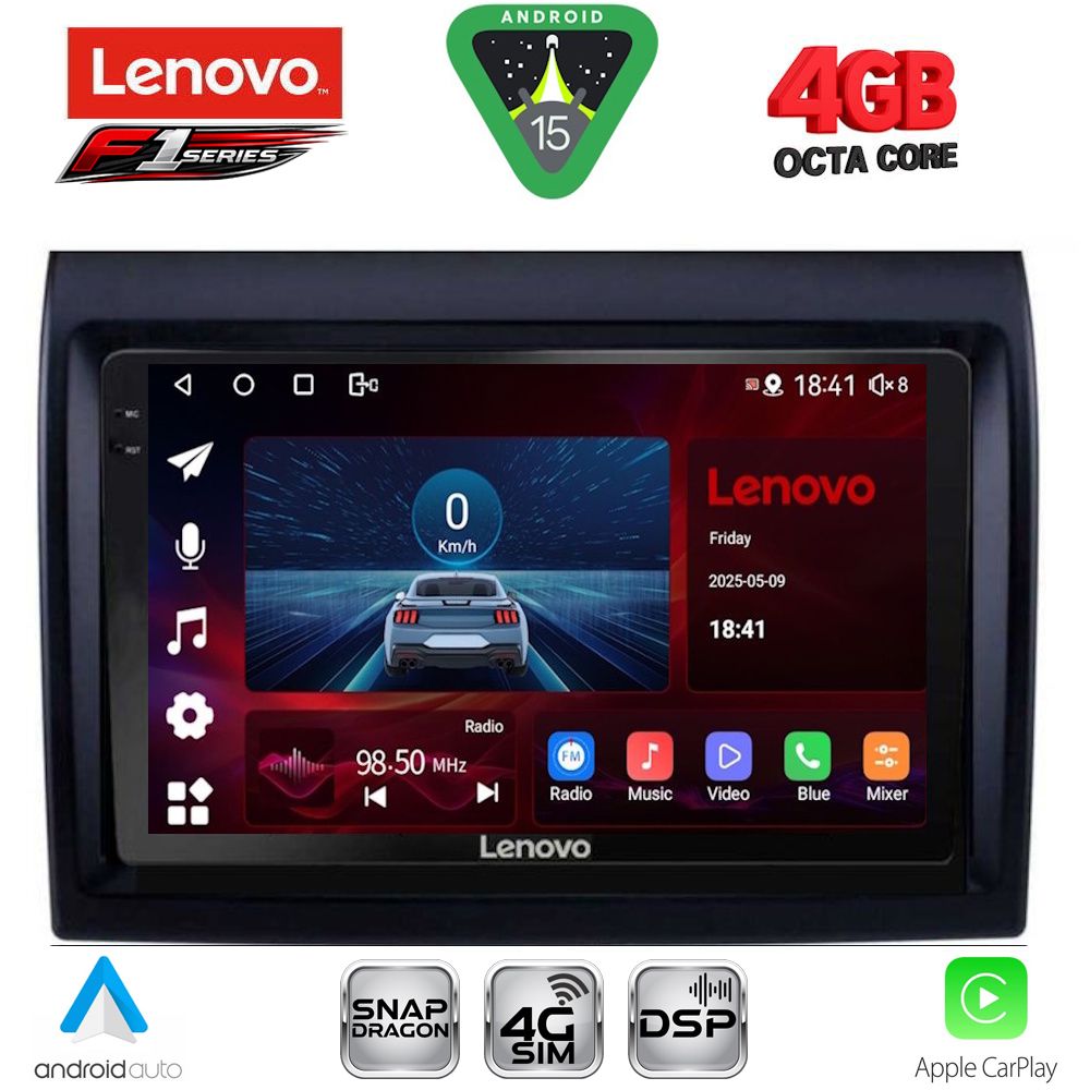 SSQ9140-15 LENOVO SSQ 9140_CPA (9inc) MULTIMEDIA TABLET for FIAT DUCATO mod. 2006-2011 - Image 1