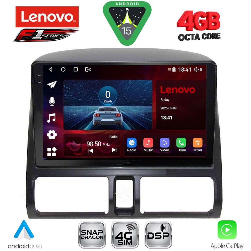 SSQ9196_CL_15 LENOVO SSQ 9196_CPA CLIMA (9inc) MULTIMEDIA TABLET for HONDA CRV mod. 1996-2006 - Image 1