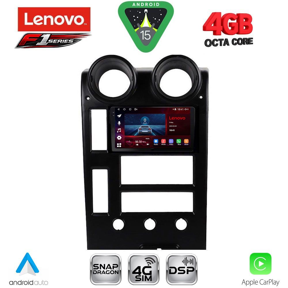 SSQ9215_15 LENOVO SSQ 9215_CPA (9inc) MULTIMEDIA TABLET for HUMMER H2 mod. 2001-2007 - Image 1