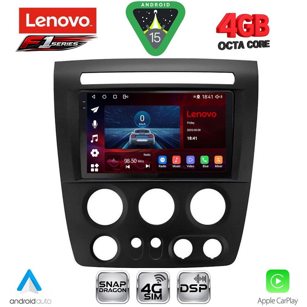 SSQ9218_15 LENOVO SSQ 9218_CPA (9inc) MULTIMEDIA TABLET for HUMMER H3 mod. 2005-2009 - Image 1