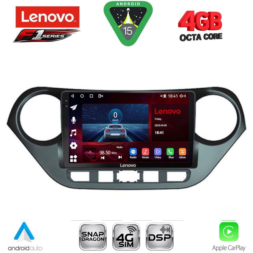 SSQ9224-15 LENOVO SSQ 9224_CPA (9inc) MULTIMEDIA TABLET for HYUNDAI i10 mod. 2014-2020 - Image 1