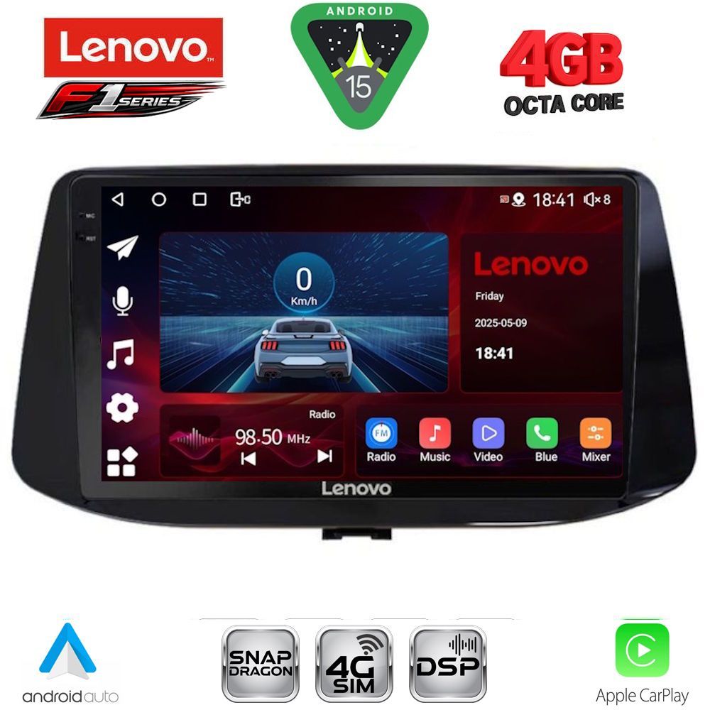 SSQ9233-15 LENOVO SSQ 9233_CPA (9inc) MULTIMEDIA TABLET for HYUNDAI i30 mod. 2018-2025 - Image 1