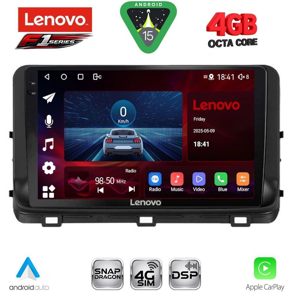 SSQ9303-15 LENOVO SSQ 9303_CPA (10inc) MULTIMEDIA TABLET for KIA CEED - XCEED mod. 2018-2022 - Image 1